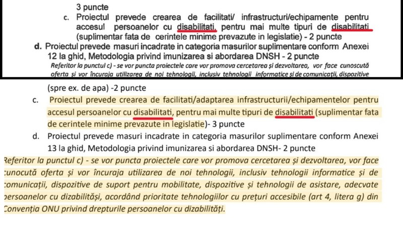 Aceleași greșeli de scriere prezente în documentul-sursă și în raportul întocmit de Efs Expert SRL