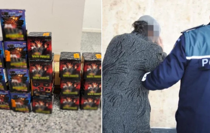 O femeie de 65 de ani din Cluj a vrut să vândă articole pirotehnice unui polițist sub acoperire: avea 1.700 de kilograme