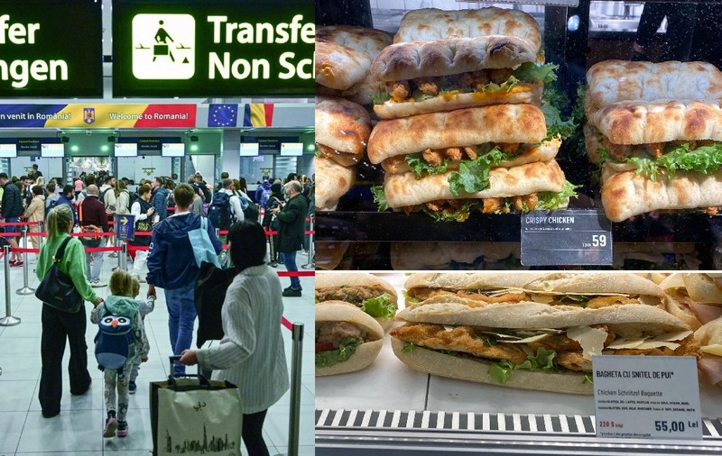 Mâncarea de pe Aeroportul Otopeni mai scumpă decât în Stockholm, München sau Madrid: „Cele mai scumpe sandviciuri”