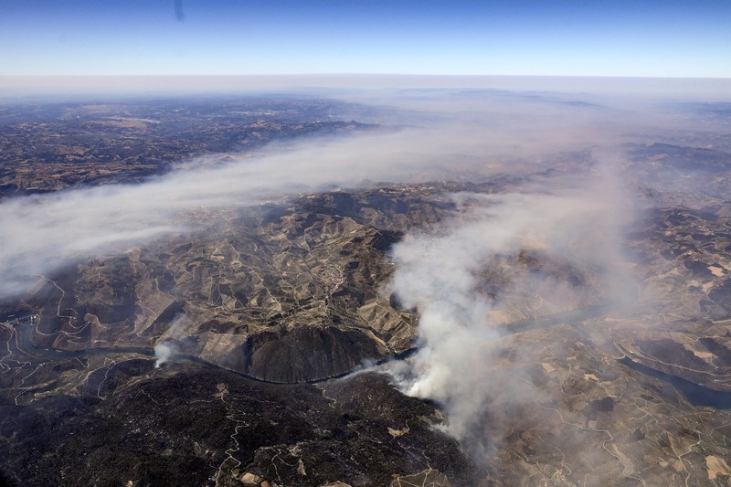 Incendii de vegetație în Portugalia. Foto: EPA