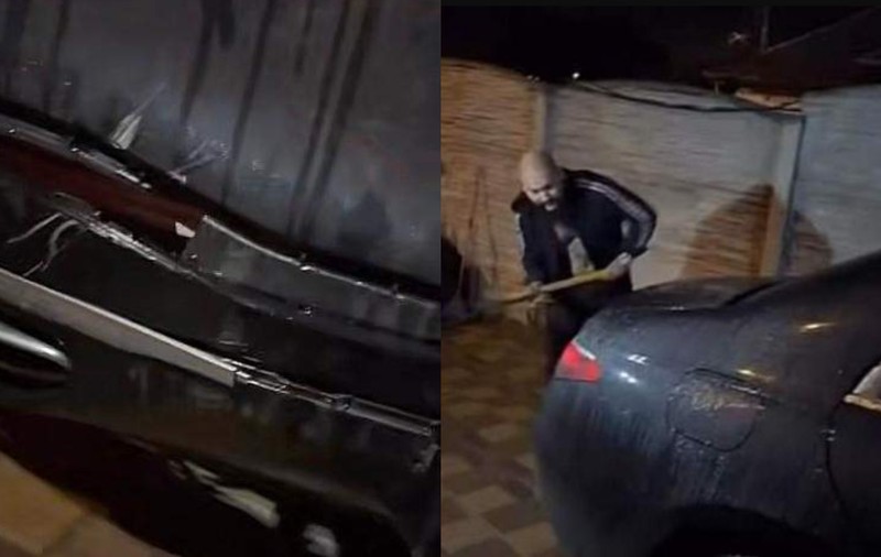 Dani Mocanu, filmat cum își lovește cu barosul mașina de 200.000 de euro: „Arestul la domiciliu lasă semne”. A primit provocarea pe TikTok