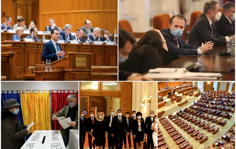 Anul politic 2020, în imagini. Cinci momente importante din anul care a trecut