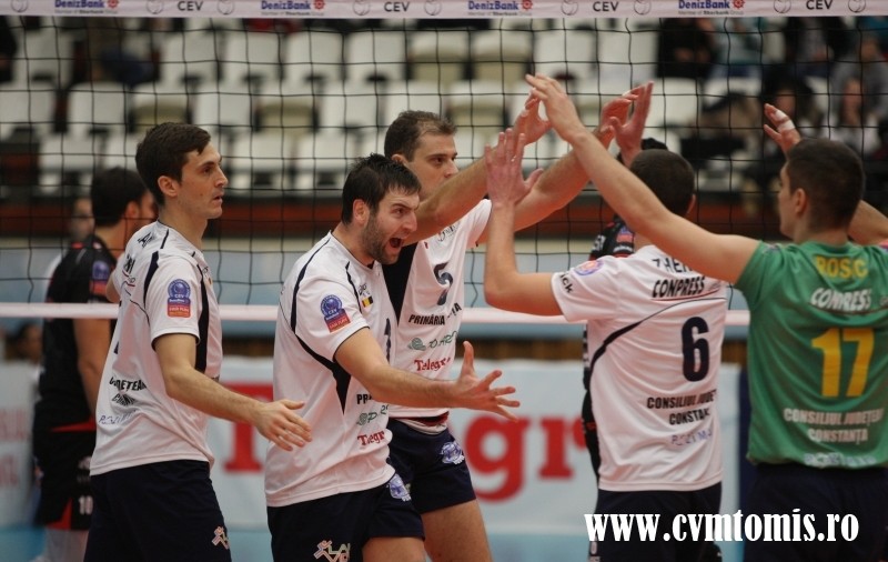 VOLEI / Tomis Constanţa, foarte aproape de play-off-ul Ligii Campionilor