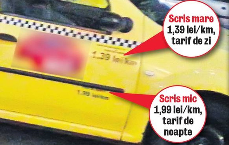 Amenzi de jumătate de million de euro pentru taximetriștii din Bucureşti. S-au înțeles între ei la tarife