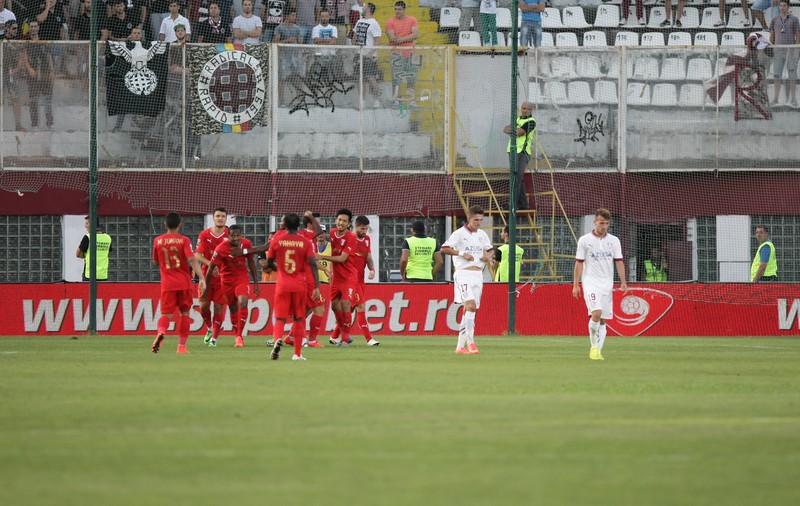 VIDEO&FOTO/ Liga I: Rapid - Astra 0-2. Gazdele, o oră cu un om în minus