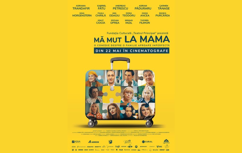 Proiecţie şi întâlnire cu echipa filmului “MĂ MUT LA MAMA” pe 25 iunie la Sala Luceafărul