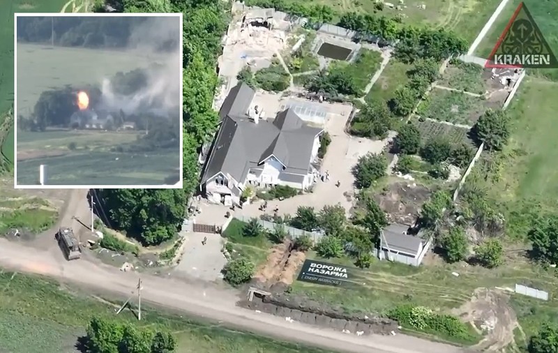 VIDEO | Soldații ruși care au ocupat o vilă dintr-un sat din Harkov au fost nimiciți de „Zeii Războiului”, veteranii batalionului Azov