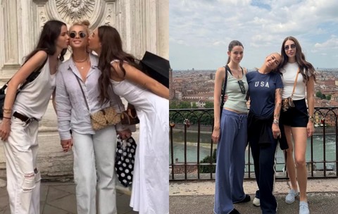 Anamaria Prodan, vacanță în Italia cu fiicele și iubiții acestora. Cu ce se ocupă Sarah și Rebecca Dumitrescu