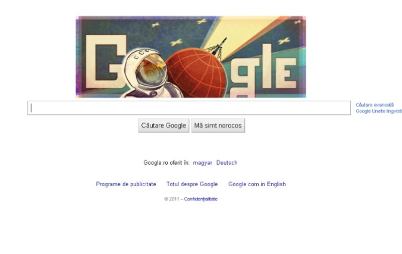 Azi se împlinesc 50 de ani de la primul zbor al omului în spaţiu. Iată cum celebrează Google!