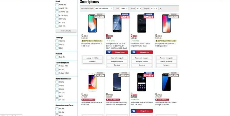 Altex și Media Galaxy au vândut joi dimineață iPhone X, MacBook Pro, Play Station 4 și televizoare 4K Philips la 0 lei. Compania nu va onora comenzile, argumentând că este o eroare tehnică, iar clienții amenință cu ANPC-ul sau cu judecata. Magazin Altex