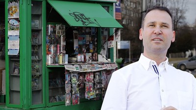 Colaj Robert Negoita, chioscuri ziare. Foto. Dumitru Angelescu, Hepta