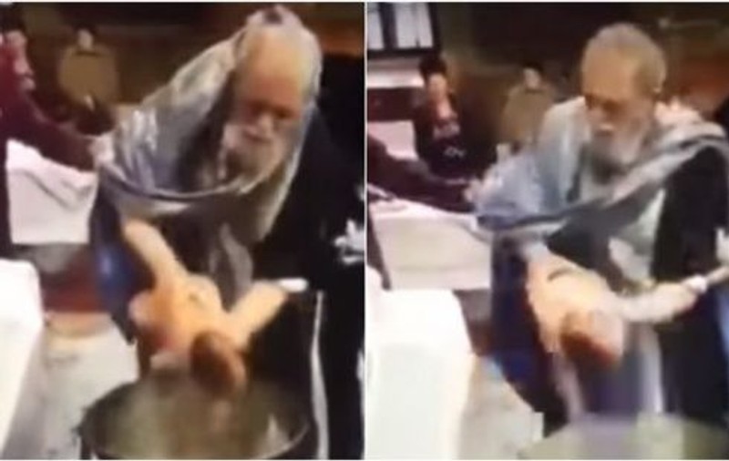 Preotul Traian Mazăre, care a bruscat un bebeluș la botez în Brăila, a fost suspendat. Părintele e cercetat pentru „gesturi nepotrivite”