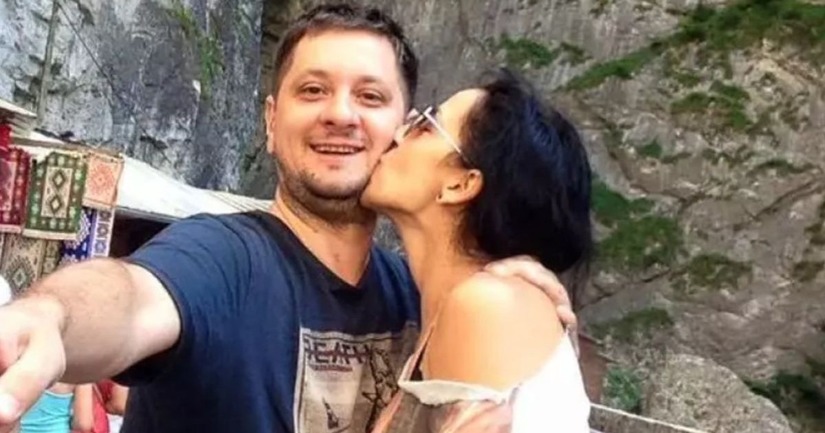 Octavian Strunilă și Oana, soția lui