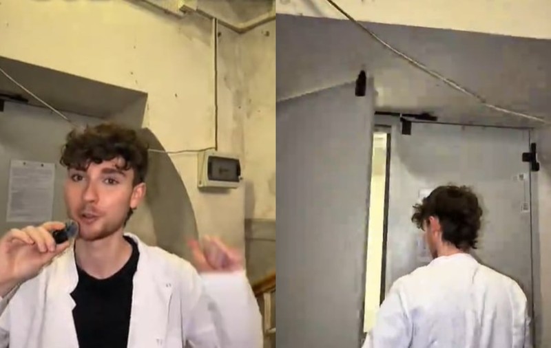 Un student român la Medicină a intrat în „catacombele” de sub spitalul din Roma și a filmat tot ce a găsit acolo: „Sunt kilometri întregi”