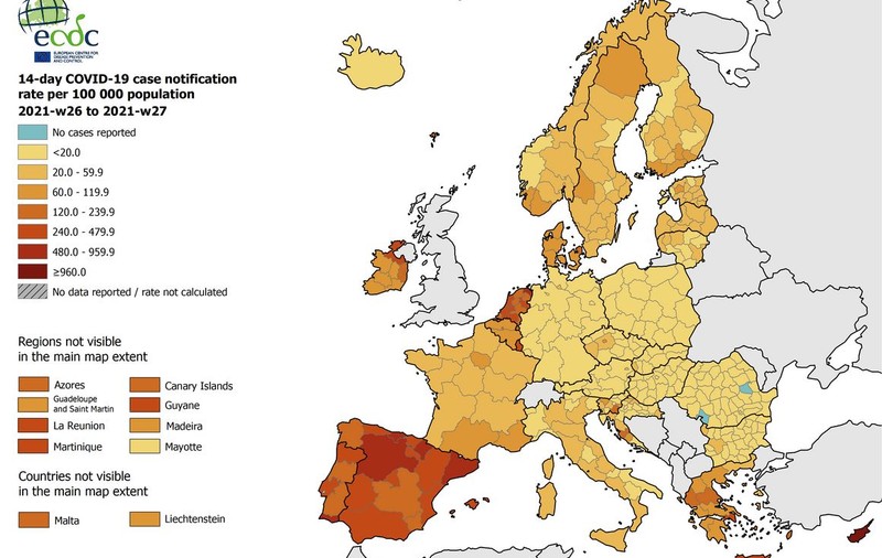Evoluția pandemiei COVID: România încă are una dintre cele mai mici rate de infectare din UE, dar cazurile încep să crească