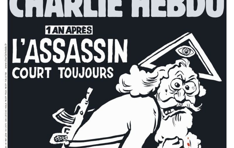 DUMNEZEULE, ești pe coperta Charlie Hebdo! Cum arată revista la un an de la atentat (VIDEO)