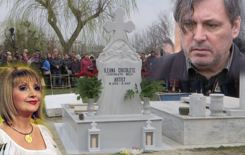 FOTO EXCLUSIV/ Parastas de 40 de zile pentru Ileana Ciuculete. Gestul impresionant făcut de Cornel Galeș la cimitir