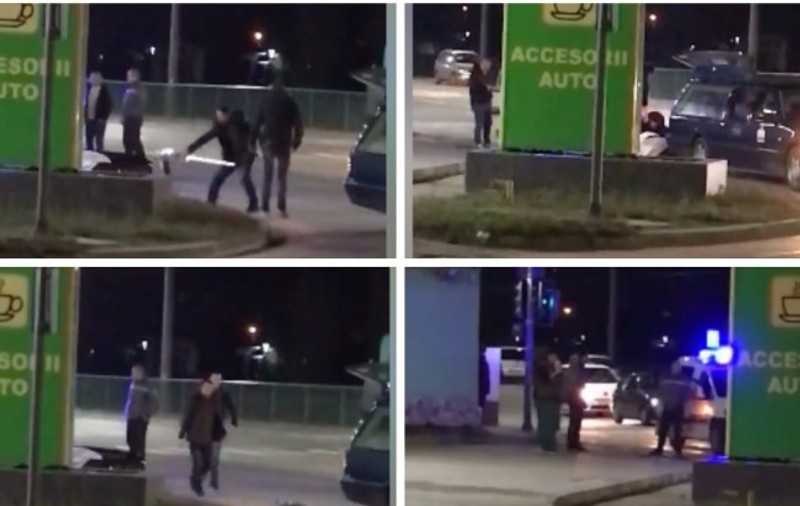 VIDEO/ Un sicriu cu o persoană decedată în el a căzut din mașina mortuară, în mers, la Arad