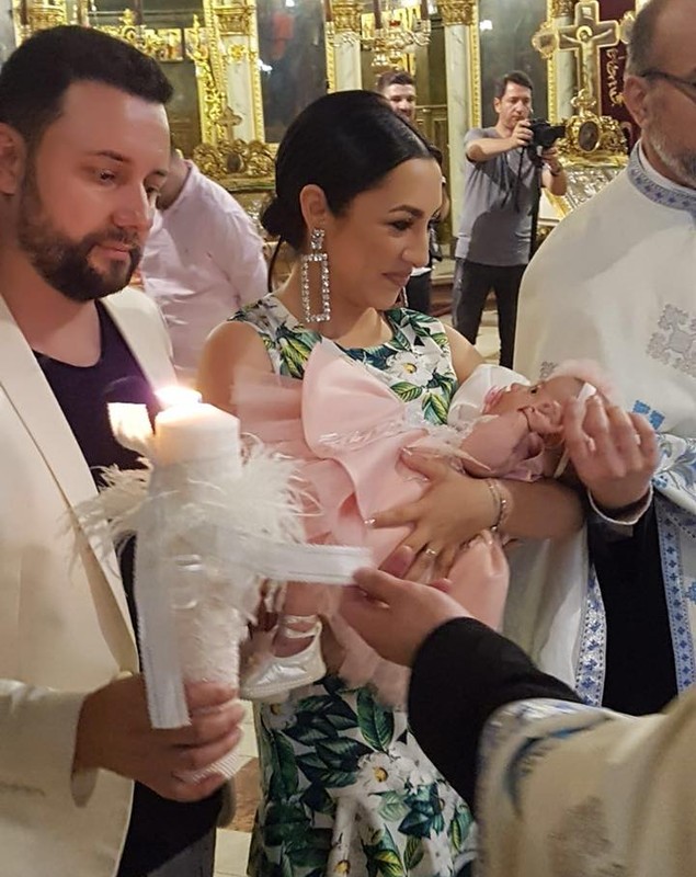 Andra a fost nașă de botez. A creștinat-o pe nepoata lui Cristian Popescu Piedone | FOTO
