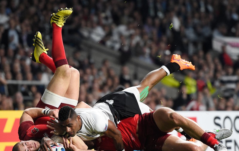Anglia a câştigat partida inaugurală a Cupei Mondiale: 35-11 cu Fiji | GALERIE FOTO