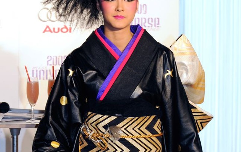 Chimonoul scurt al candidatei la Miss Univers a iscat un scandal în Japonia