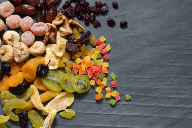 Fructe care îngrasă - mix de fructe confiate
