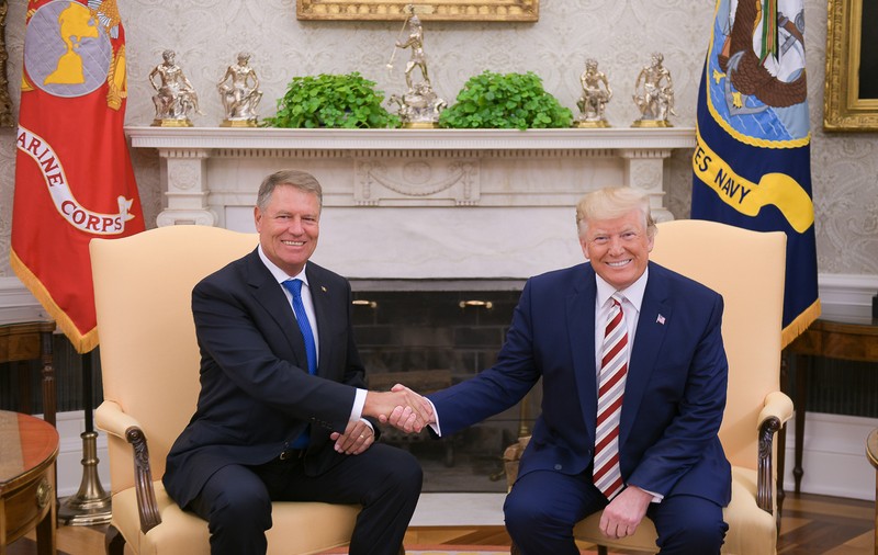 Imaginile difuzate de Casa Albă după întâlnirea dintre Klaus Iohannis și Donald Trump