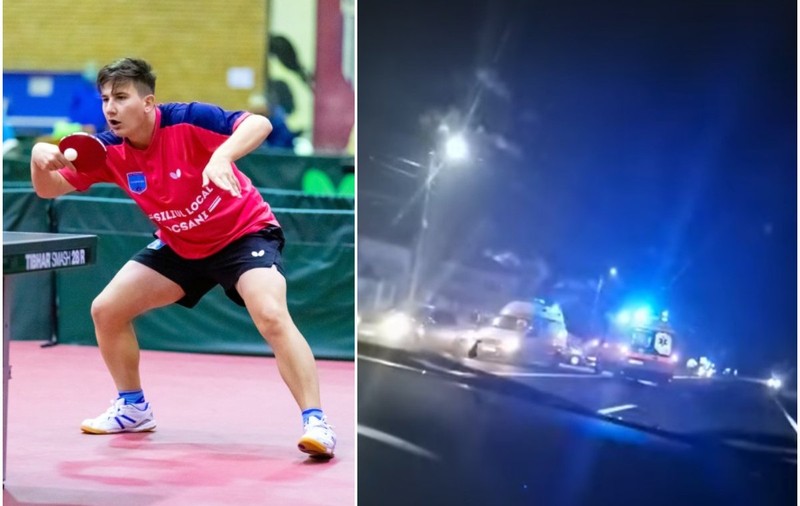 Mesaj dureros al adjunctului IPJ Olt, tatăl sportivului Marius Rădoi, mort în accident de mașină la 19 ani