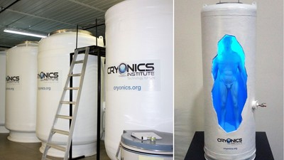 o familie se pregătește să fie congelată până la un miracol științific