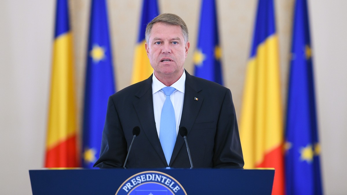 Klaus Iohannis, declarații de presă la Palatul Cotroceni