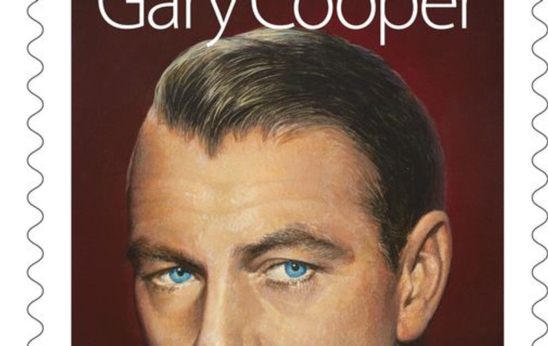 Gary Cooper, onorat printr-un timbru de poşta americană