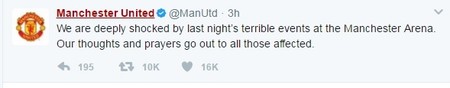 Mesajul celor de la Manchester United