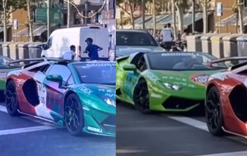 Șoferul unui Lamborghini a rămas fără ceasul de 50.000 de dolari, în timp ce aștepta la un semafor din Barcelona