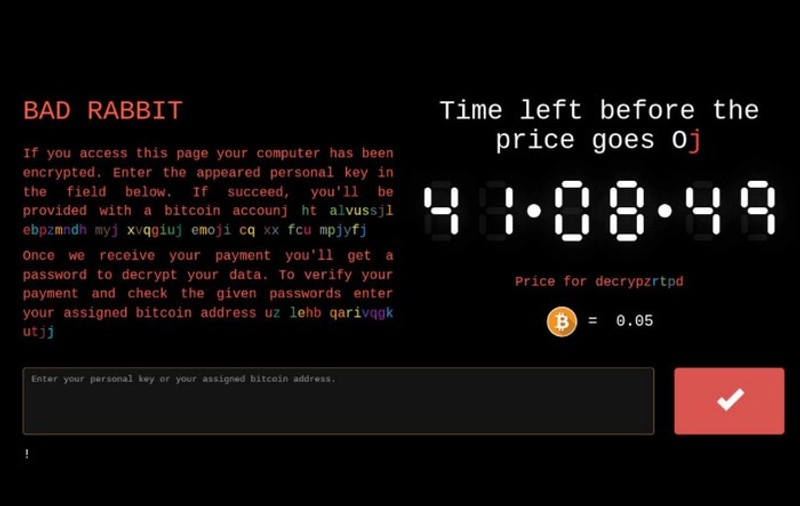 Atacul cibernetic ”BadRabbit” a ajuns în Bulgaria, după ce a afectat Rusia și Ucraina. Virusul se răspândește prin presa rusă și blochează calculatoarele