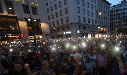 Manifestație în Viena după sinuciderea medicului Lisa-Maria Kellermayr Foto: Profimedia