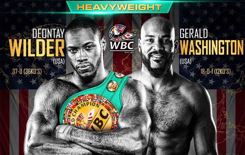 Boxerul Deontay Wilder își pune titlul WBC în joc în fața lui Gerald Washington