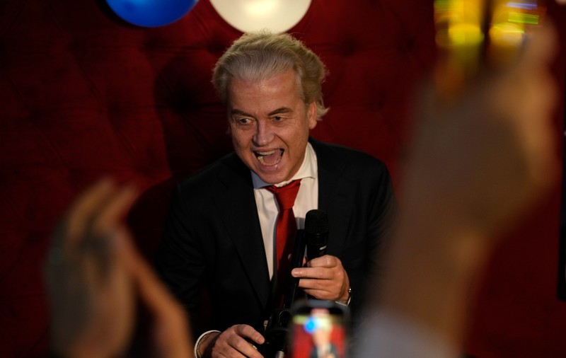 Partidul condus de liderul extremei-drepte din Olanda, Geert Wilders, a câștigat alegerile de miercuri, arată un exit poll
