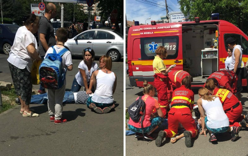 Bărbat salvat de trei medici aflați în timpul liber, la Oradea. Pensionarul a fost la un pas de moarte