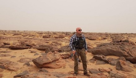 Horațiu Potra, mercenar în Africa. Foto: Facebook