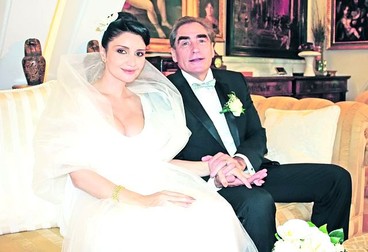 Petre Roman și Silvia Chifiriuc, la nunta lor din 2009/FOTO - Arhiva personală