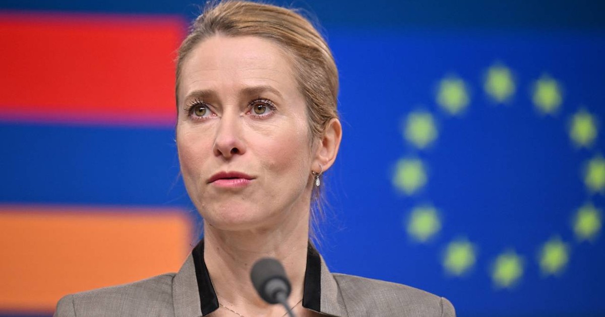 Înaltul Reprezentant al UE pentru Afaceri Externe și Politica de Securitate, Kaja Kallas, susține o conferință de presă la finalul celei de-a 6-a reuniuni a Consiliului de Parteneriat UE-Armenia, care a avut loc la Bruxelles, Belgia, pe 2 decembrie 2025.