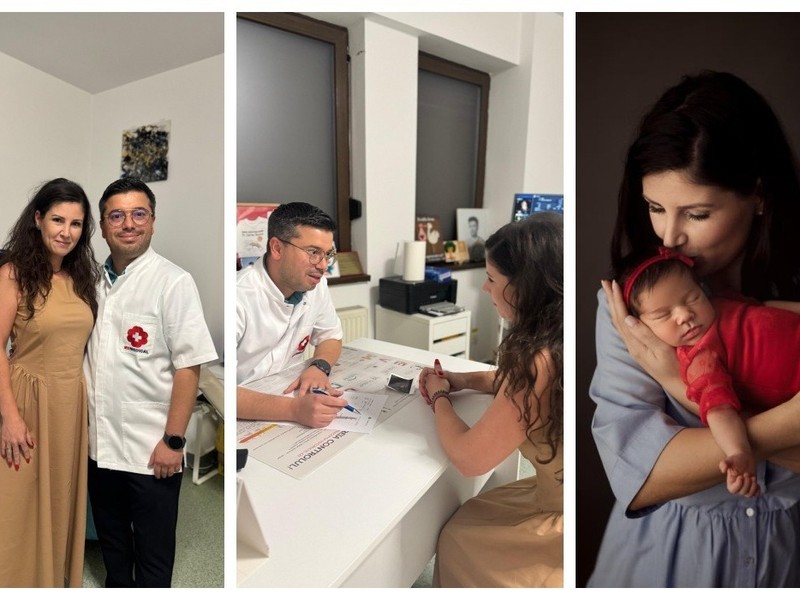 Nasterea te face mama. Dr Ciprian Morariu si Aurelia Petre despre fenomenul cezarienelor. Foto arhiva personala