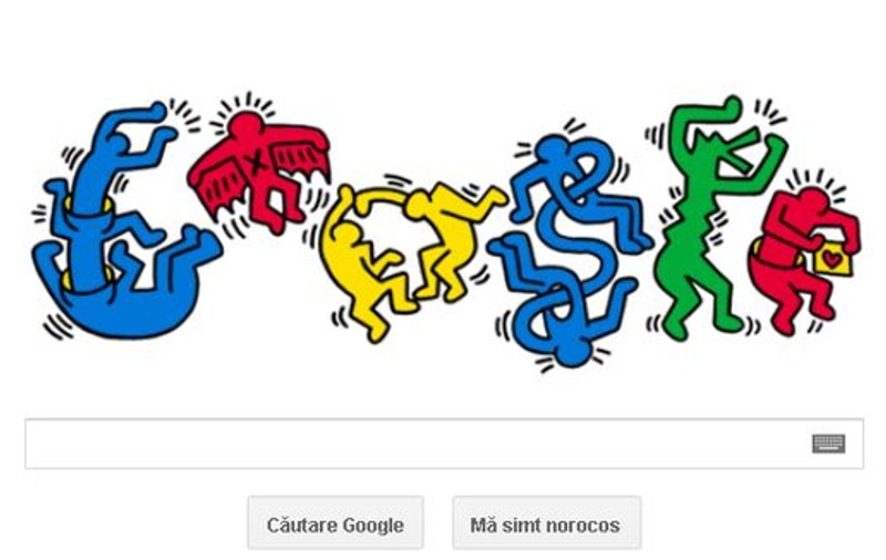 Google îl omagiază cu un logo special pe artistul graffiti Keith Haring