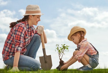 Plantarea unui copac poate fi și o bună lecție de educație pentru copii