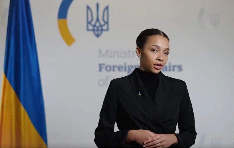 Ministerul ucrainean de Externe are o purtătoare de cuvânt generată de inteligența artificială | VIDEO