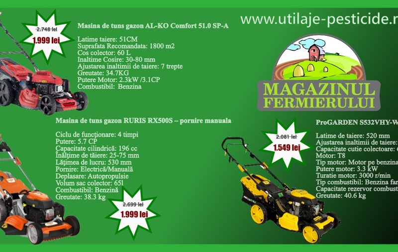 Mașini de tuns gazonul