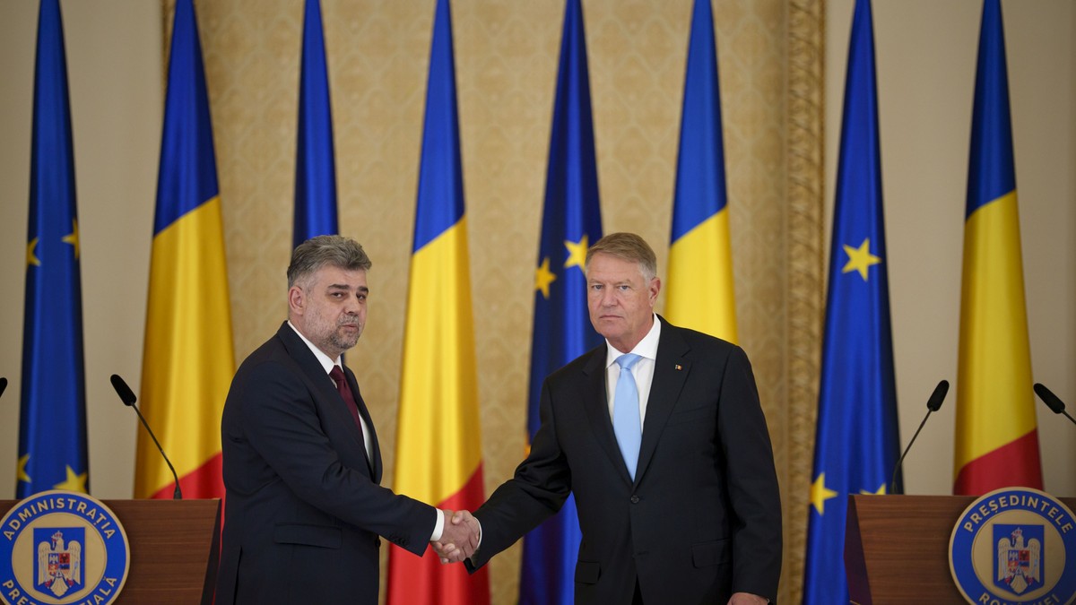 Marcel Ciolacu, Klaus Iohannis