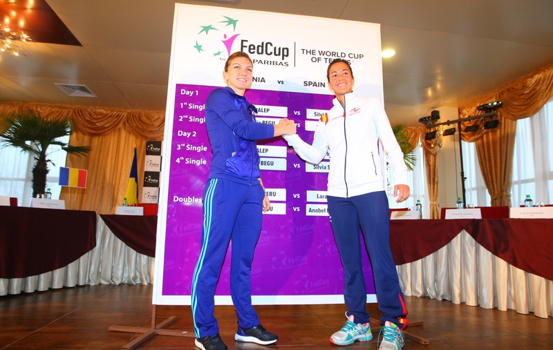 România - Spania, Fed Cup: s-a tras la sorți țintarul / GALERIE FOTO