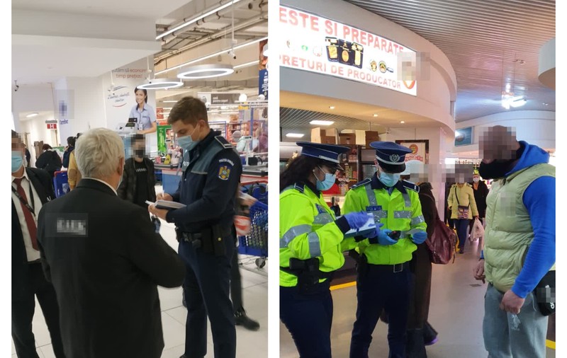 VIDEO | Controale în mall-urile și magazinele din București. Polițiștii au dat zeci de amenzi