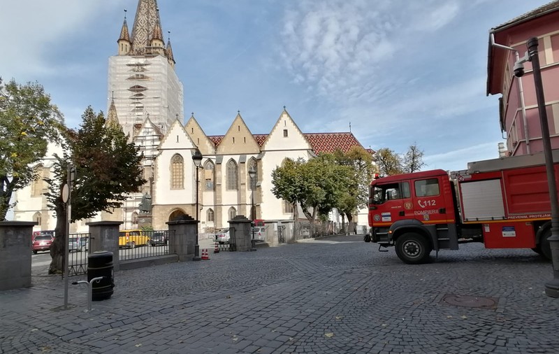 Proiectil găsit în ceasul din turnul Catedralei Evanghelice din Sibiu. ”Bănuiam că există ceva acolo”